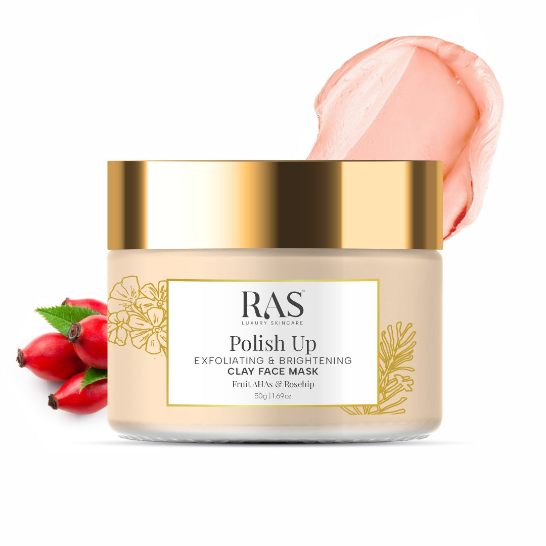 Polish Up Exfoliating Brightening Clay Face Mask