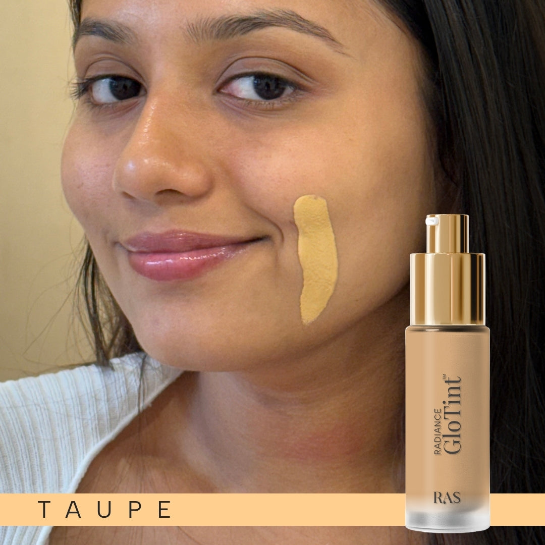 Glo-Tint Radiance Skin Perfector - Sheer Tint Foundation with SPF Protection – Taupe, image 68