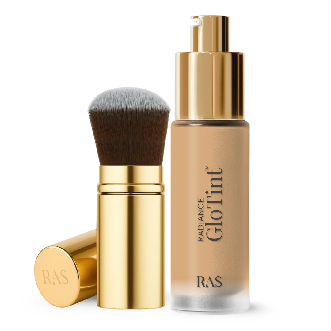 The Radiance Glo™ Perfecting Duo – Skin Tint with GloBlend Brush – Taupe, image 45