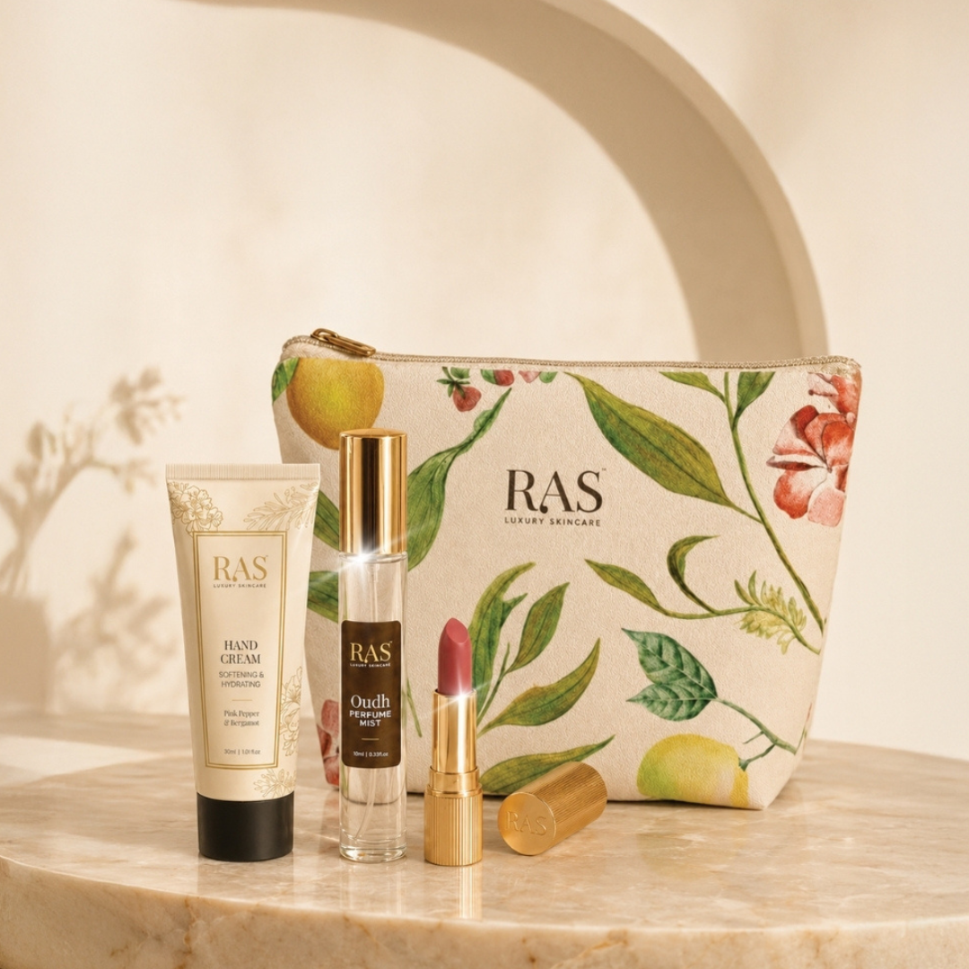 RAS Effortless Elegance Kit with Lipstick, Perfume & Hand cream