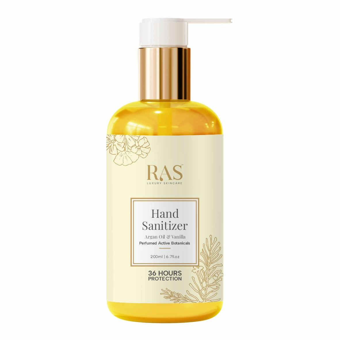 RAS™ Hand Sanitizer - Argon Oil & Vanilla Perfumed Active Botanicals