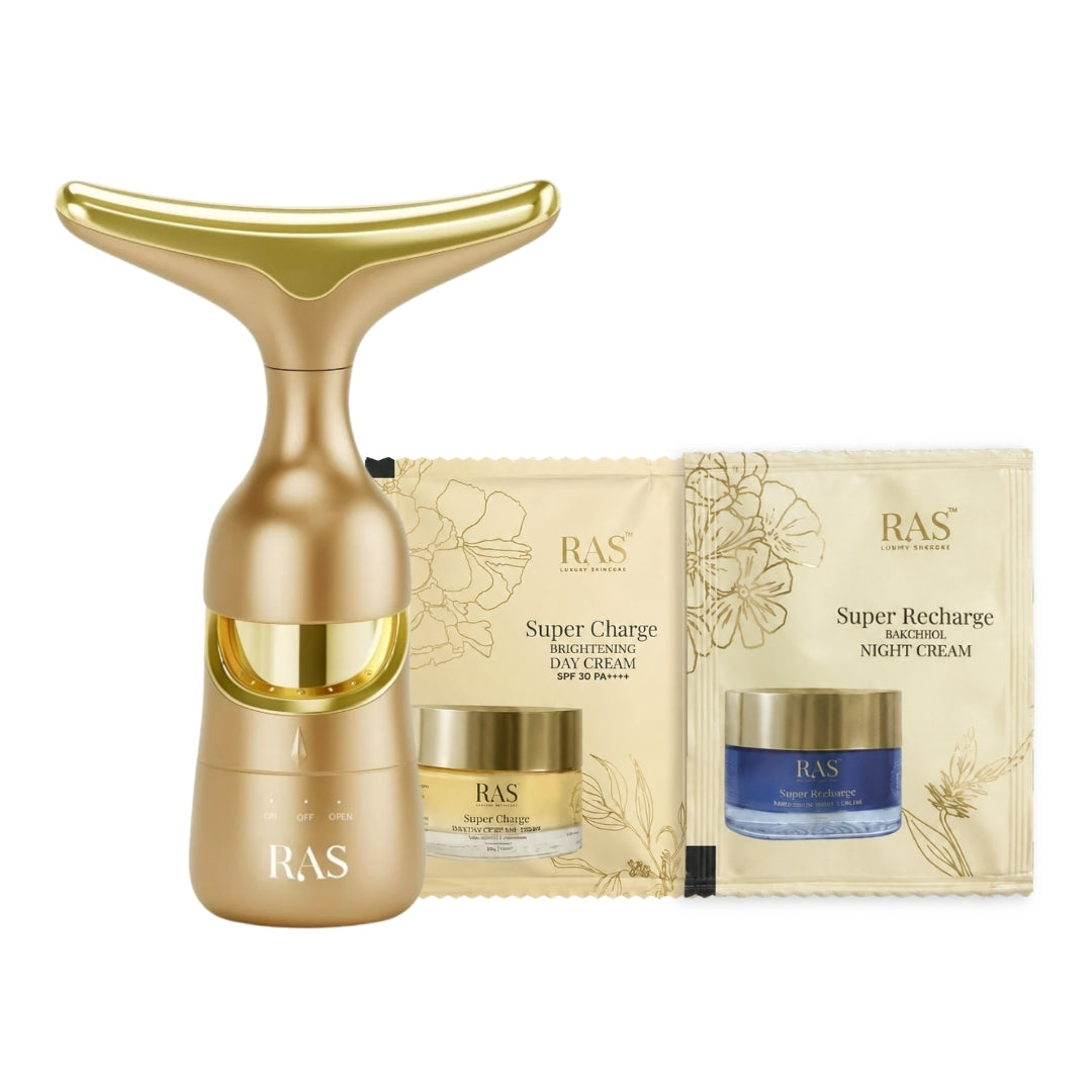 Free SkinLift Electric Facial and Neck Massager + Night Cream + Day Cream