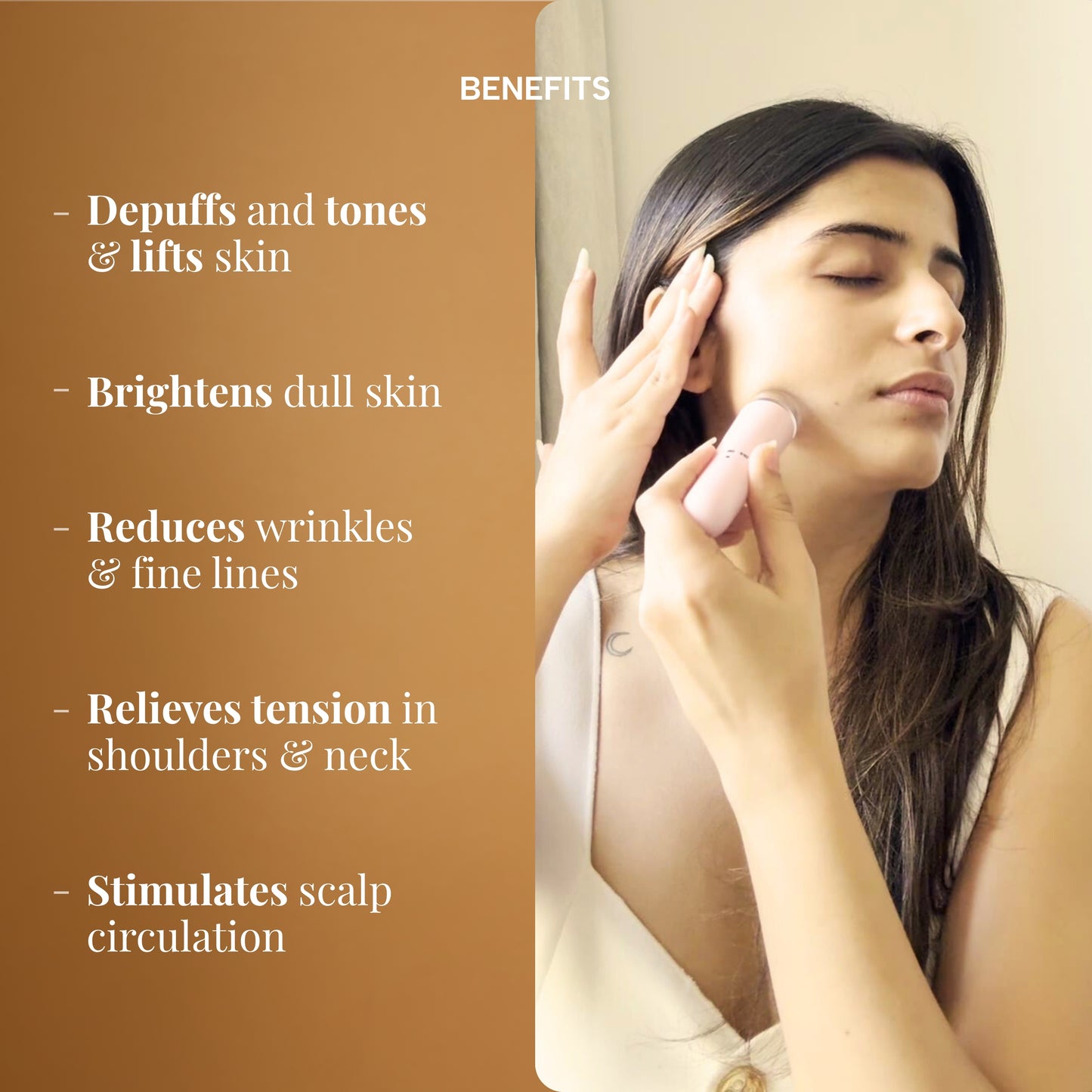 Free 4 in 1 Glowlift Electric Massager + 24K Gold Elixir