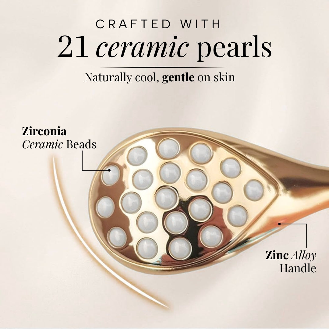 21 Pearl Beauty Massager for Instant Radiance and Skin Firming