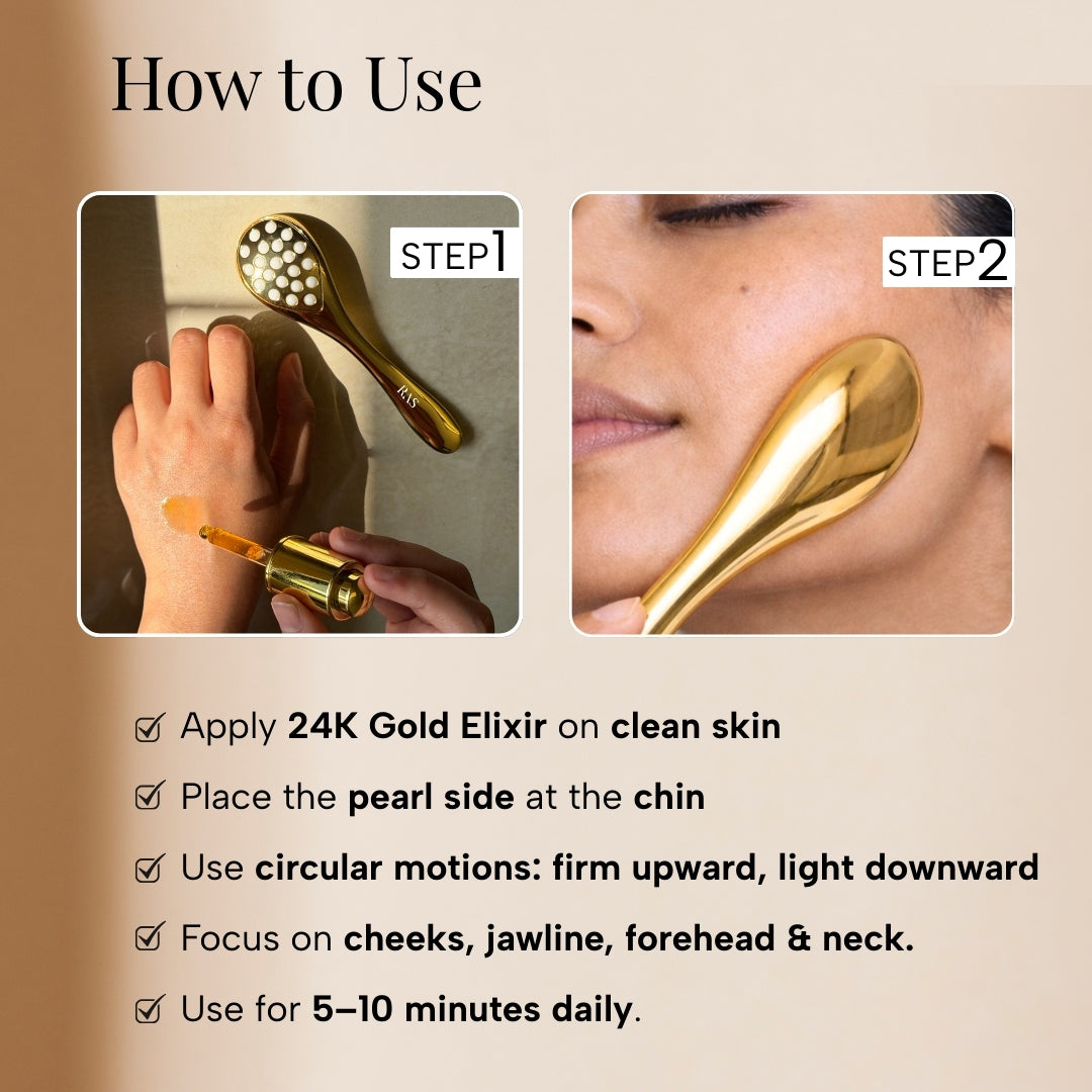 21 Pearl Beauty Massager for Instant Radiance and Skin Firming