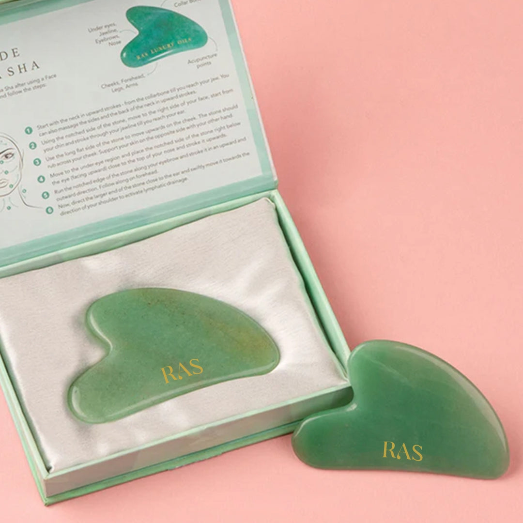 Jade Gua Sha | Face Tool for Firm and Sculpted Skin