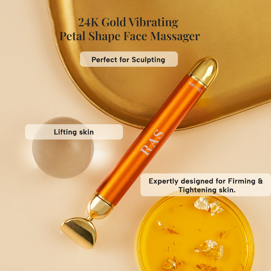 24K Gold Vibrating Face Massager – RAS Luxury Skincare