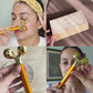24k Gold Y-Shape 3D Electric Face & Body Massager