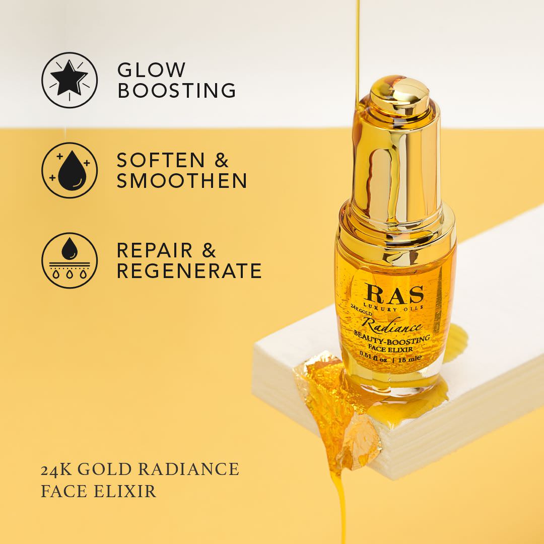 24K Gold Brightening Duo with 24K Gold Elixir & 24K Gold Gel Serum