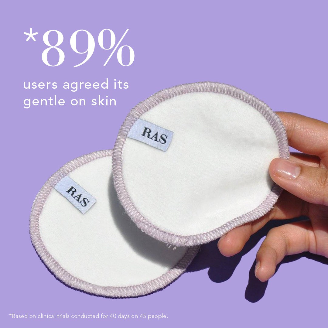 Reusable Bamboo Cotton Facial Pads