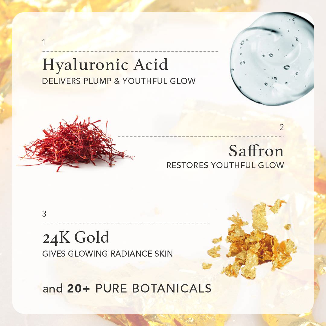 24K Gold Brightening Duo with 24K Gold Elixir & 24K Gold Gel Serum