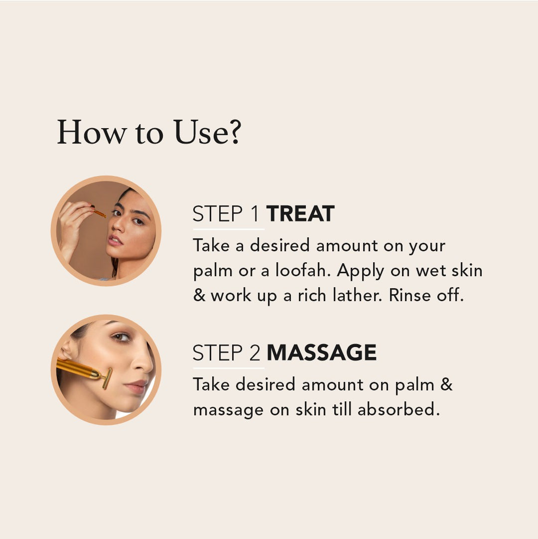 Golden Glow Massage Gift Set for Bright and Firm Skin