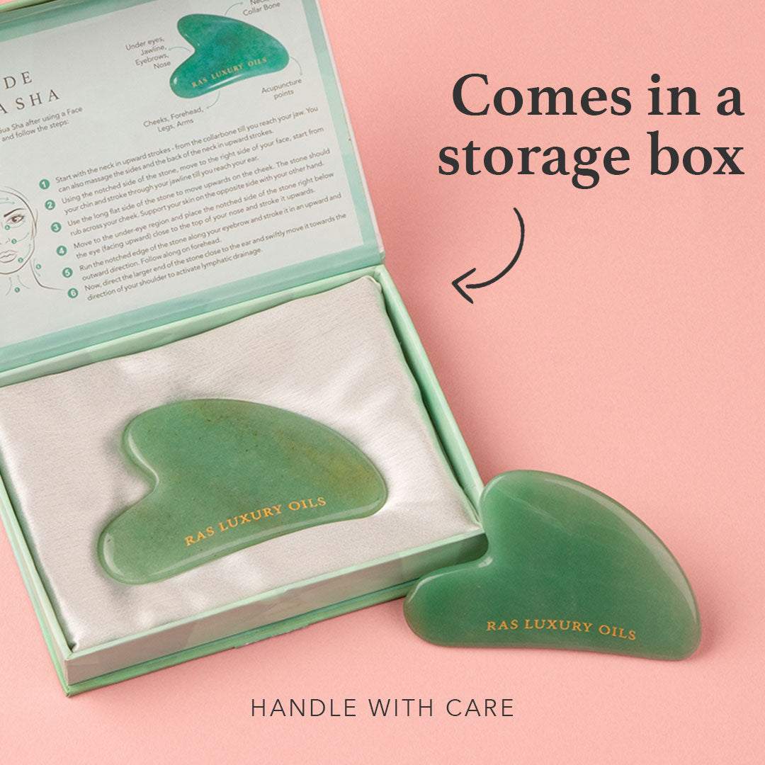 Jade Gua Sha | Face Tool for Firm and Sculpted Skin