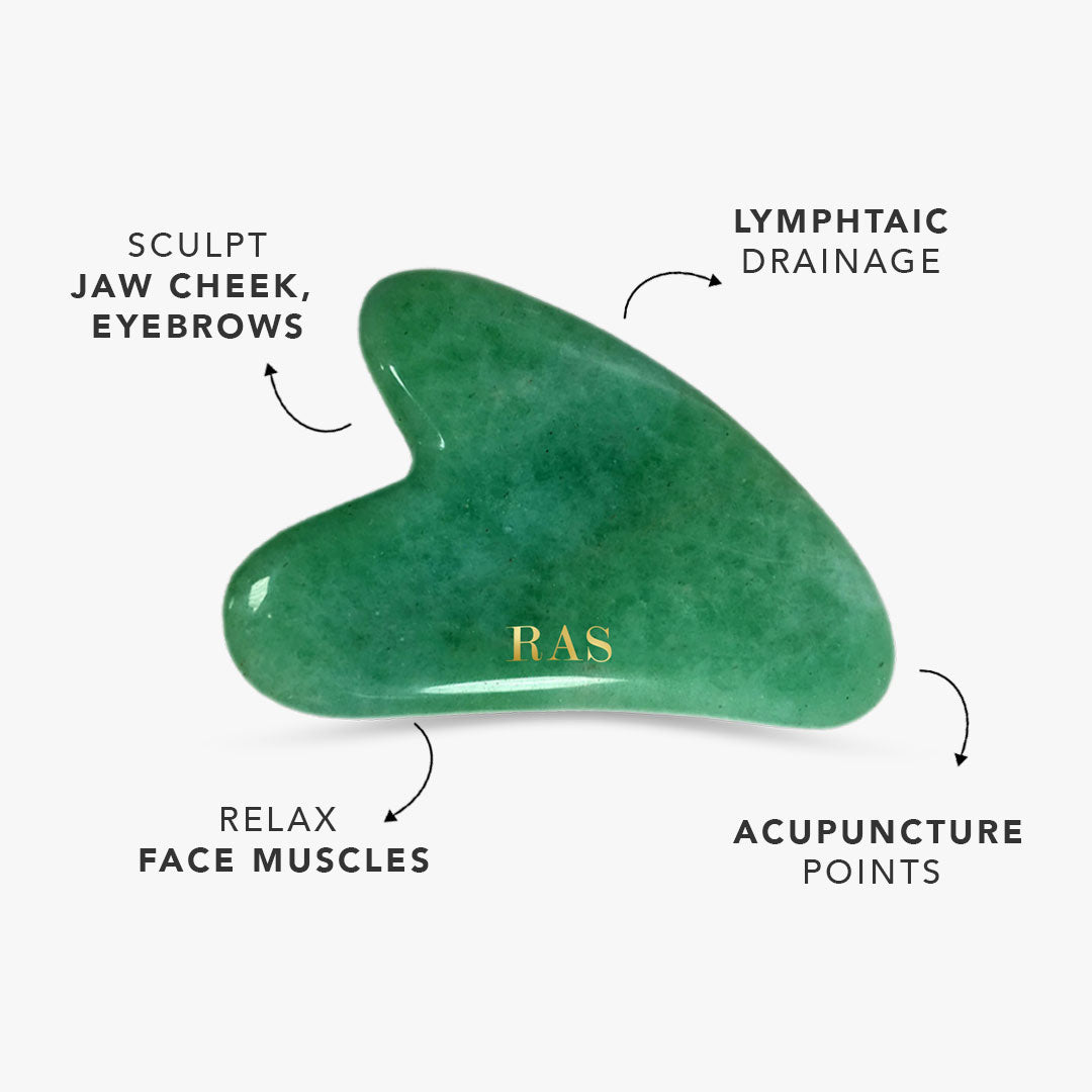 Jade Gua Sha | Face Tool for Firm and Sculpted Skin