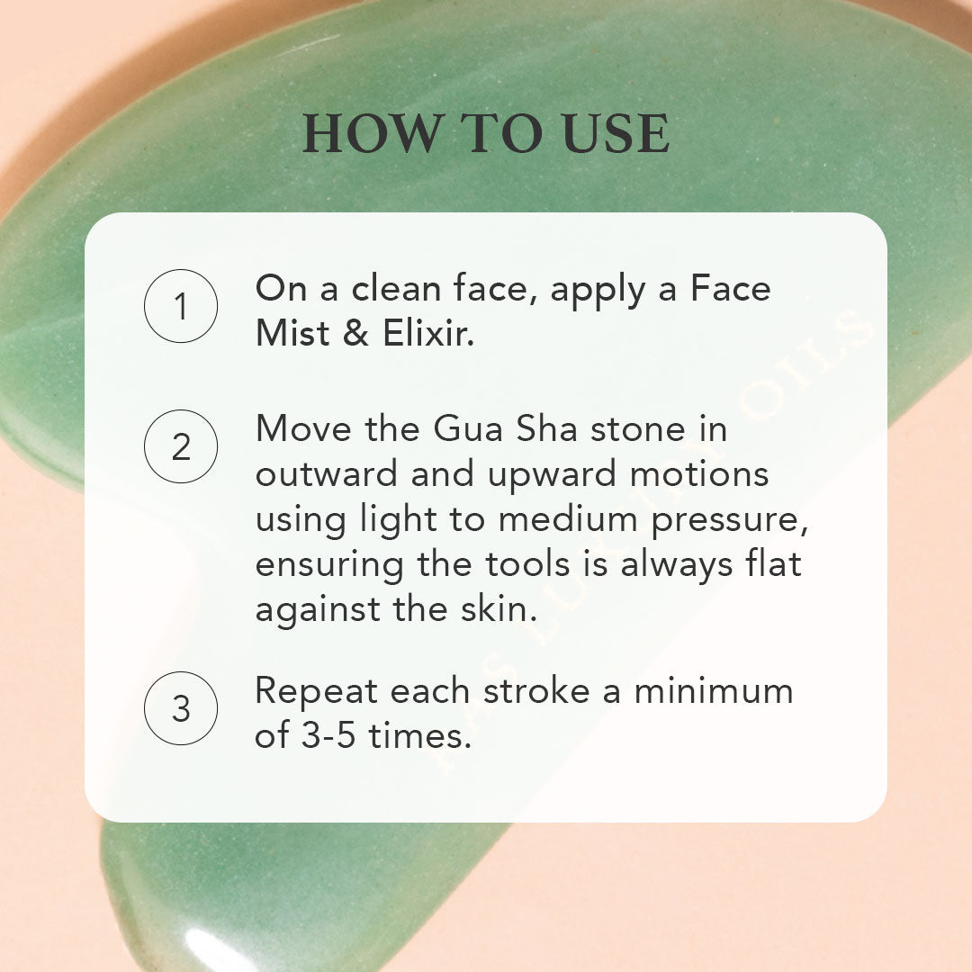 Jade Gua Sha | Face Tool for Firm and Sculpted Skin
