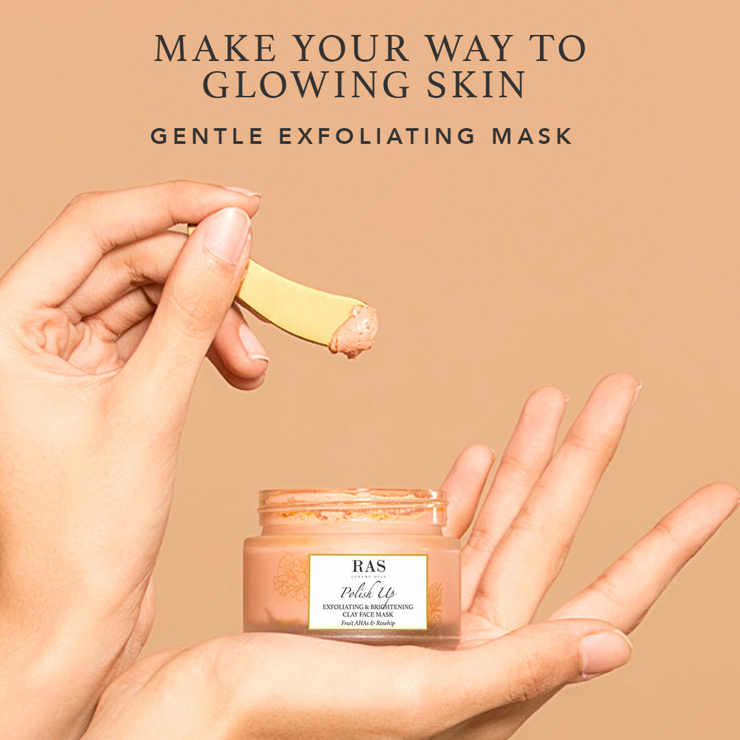 Polish Up Exfoliating Brightening Clay Face Mask