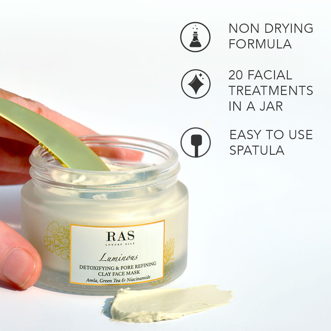 Luminous Detoxifying & Pore Refining Clay Face Mask